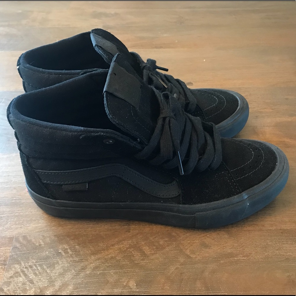 Vans All Black High Tops